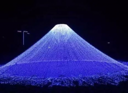 网红蓝紫色灯光